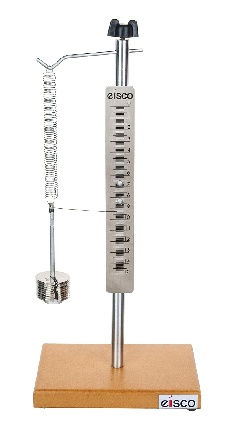 EISCO Hooke's Law Apparatus for Student Use - Supplied w/Weights