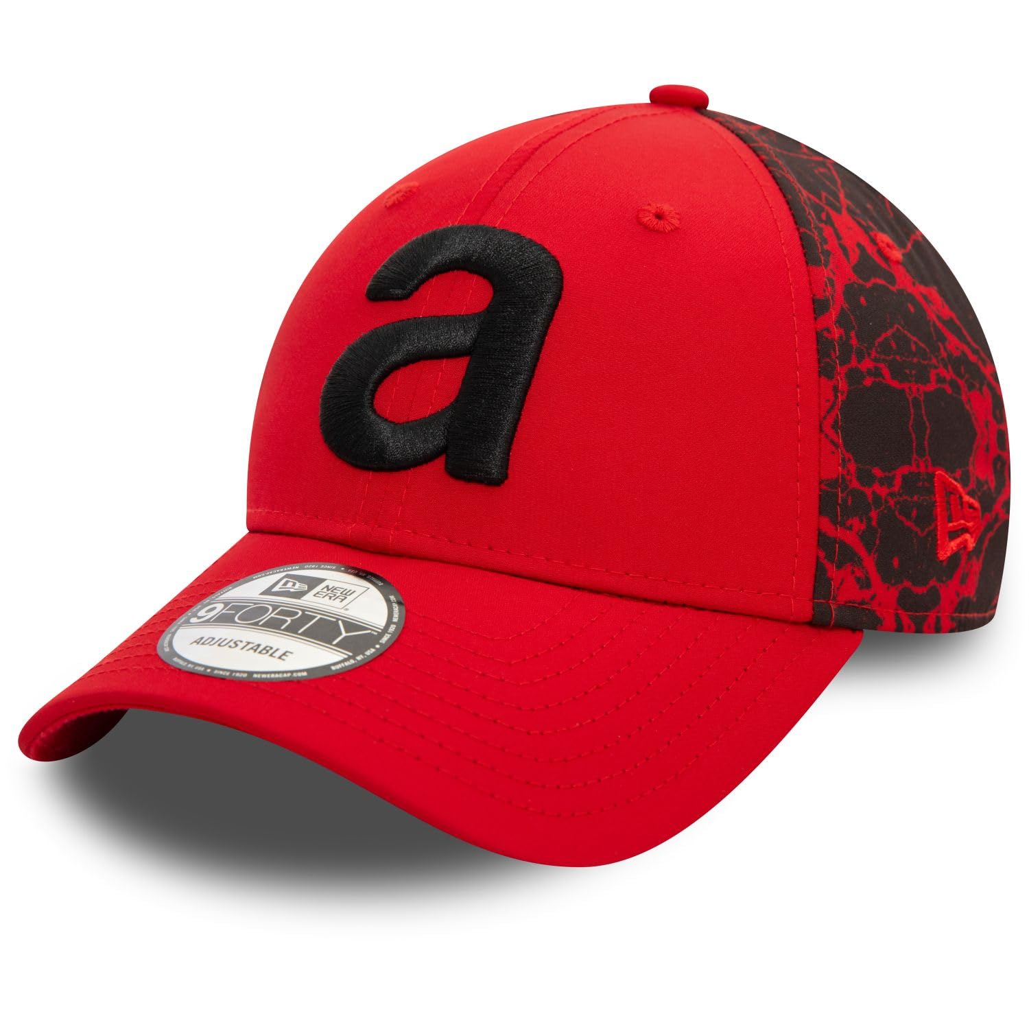 New Era Unisex Red 9Forty Strapback Cap - Aprilia Crinkle Print