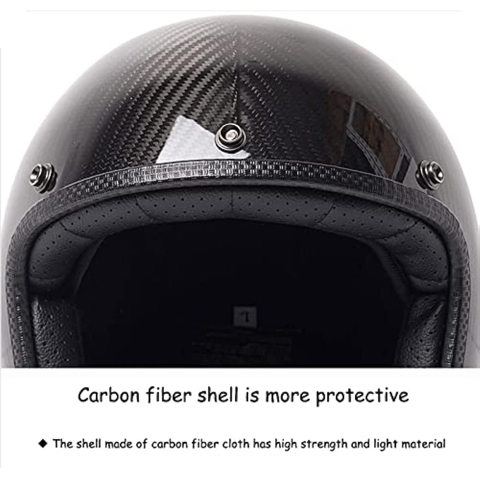 Casque Moto Homme Vintage Jet Homologué ECE - Style Et Sécurité