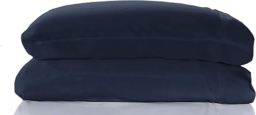 Miniatura 2 de KICKEE Fundas de almohada de bambú, 100% viscosa de bambú, tejido de satén suave y sedoso, tamaños Queen y King (pluma, Queen)