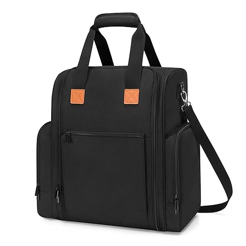 Miniatura 9 de Yarwo Estuche de transporte compatible con dispensador Baby Brezza Formula Pro Advanced (WiFi), calentador de botellas aislado bolsa de viaje para