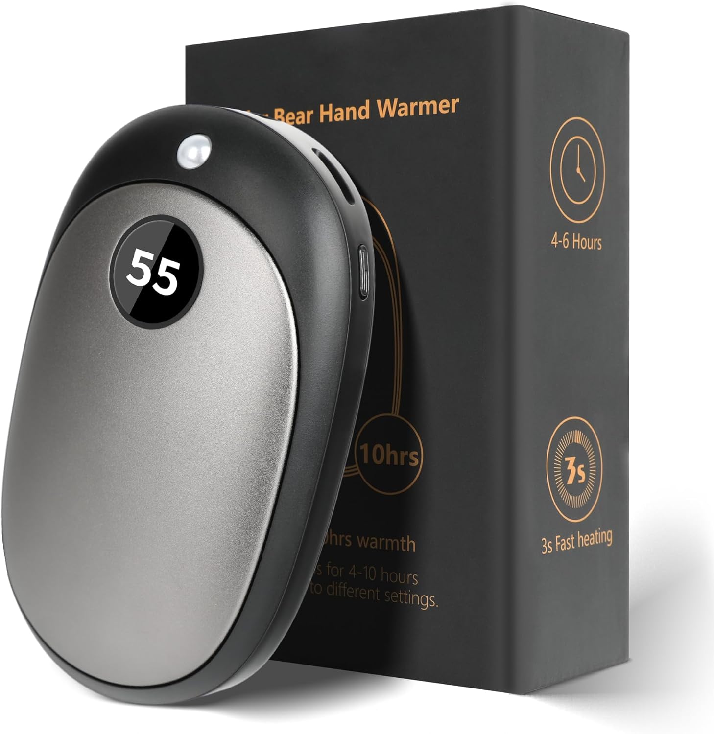 Hand Warmers Rechargeable, 6000mah Hands Warmer Electronic, Heated