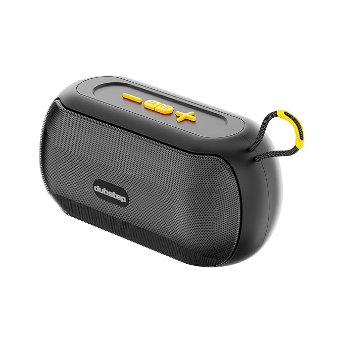 Dubstep Pop 1400 Wireless Speaker with 14W Output, 16 Hrs Playtime, 52mm Dynamic Driver, TWS Pairing (Black)