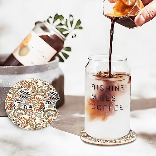 Miniatura 3 de COYEUX Portavasos absorbente para automóvil, paquete de 2, divertidos accesorios para automóvil, 2.56 pulgadas, bonitos posavasos para automóvil con