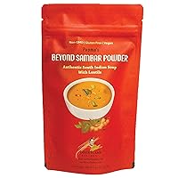 Vista 1 de Inner Flame Beyond Sambar Powder By Inner Flame - Mezcla de sambar - Sopa de lentejas rojas auténtico estilo indio del sur - Sin gluten - Vegano