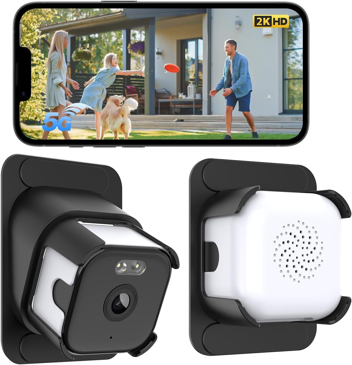 Caméra de fenêtre 2K QHD WiFi avec vision nocturne IA