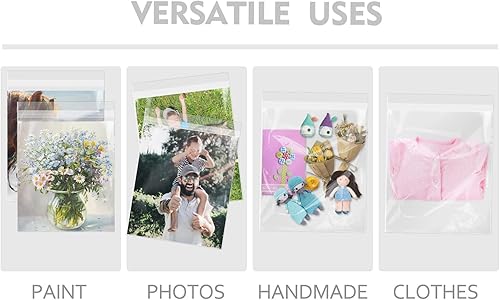 Miniatura 6 de Mat Board Center, paquete de 50 bolsas de almacenamiento de 9 716 pulgadas x 12 14 pulgadas sin ácidos, fundas transparentes para impresiones