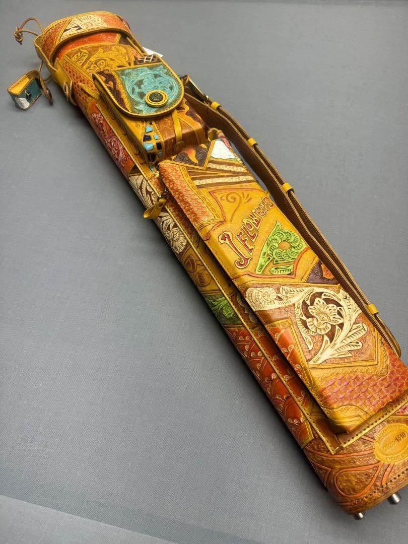 ※安売り※J.Flowers キューケース　本革　黄色　美品 J Flowers（ジェイフラワーズ） Cue Case | ビリヤードの専門店