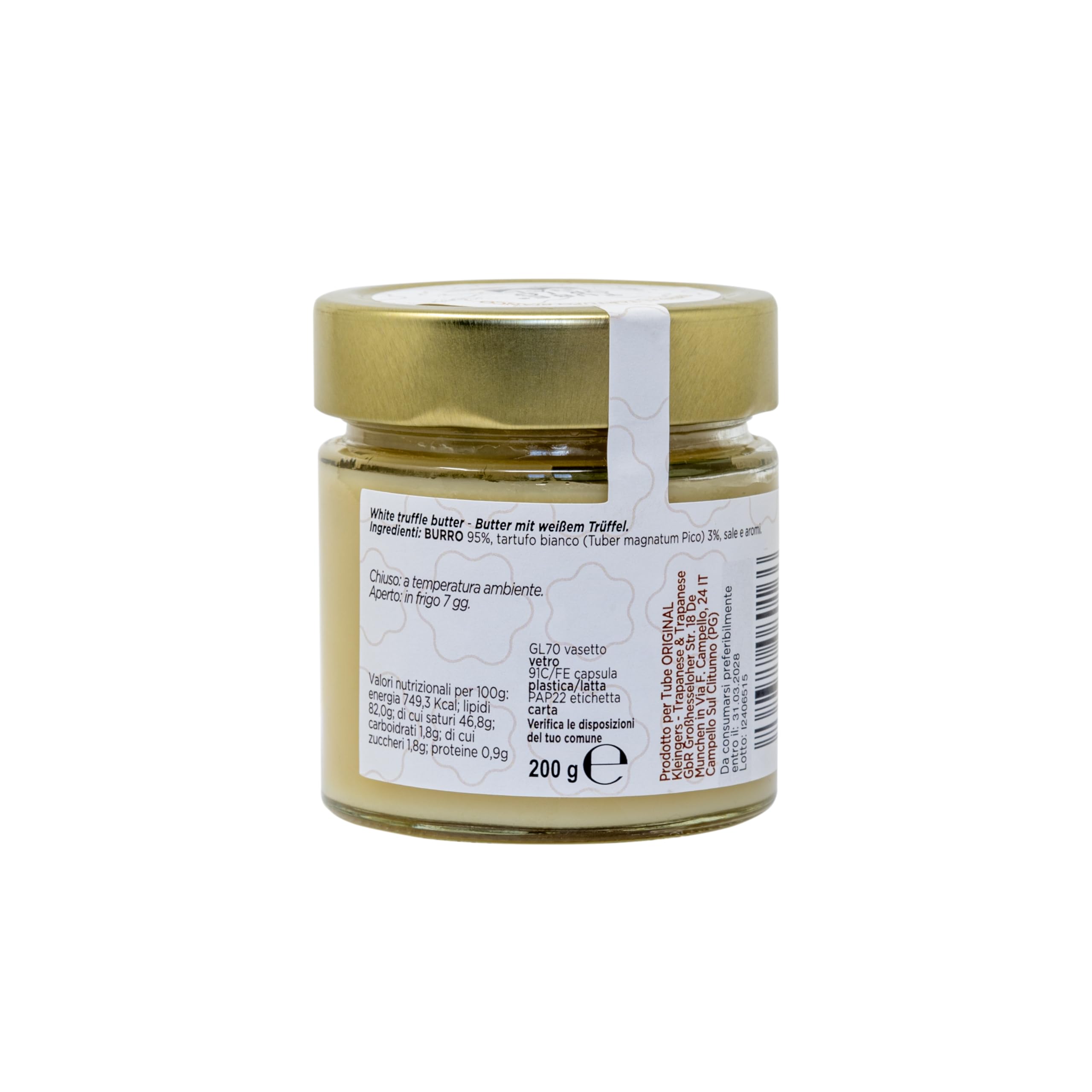 Mantequilla de trufa blanca