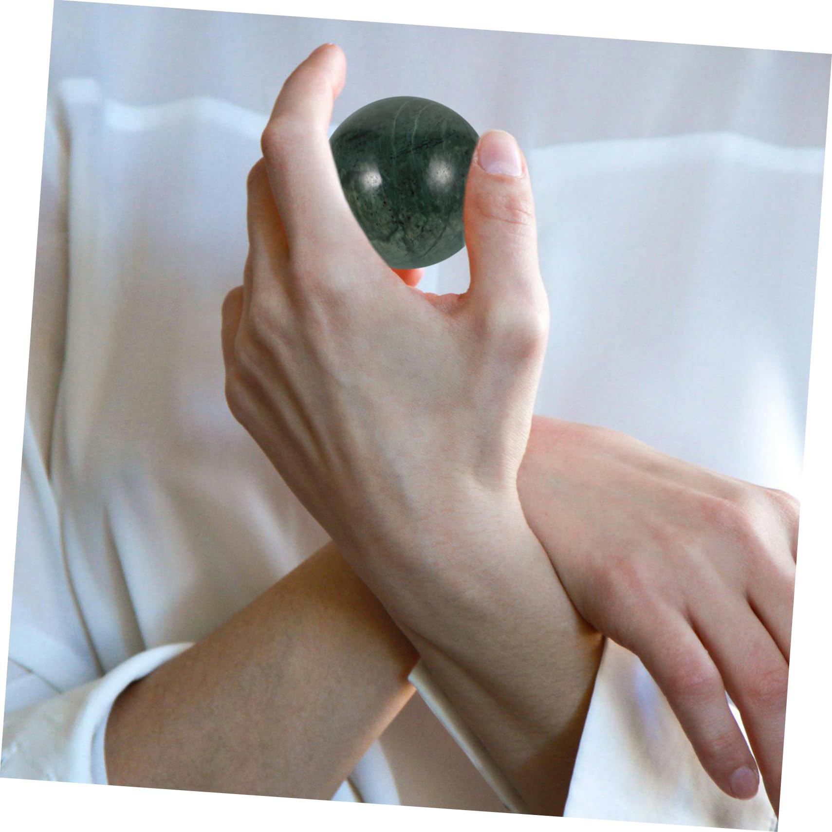 MAGICLULU 6 Stk Jade-fitness-handball Massageball Werkzeug Handmassagebälle Kugeln Massieren Massagebälle Für Erwachsene Jade-handbälle Handmassagegeräte Ältere Handgelenk Afghanistan