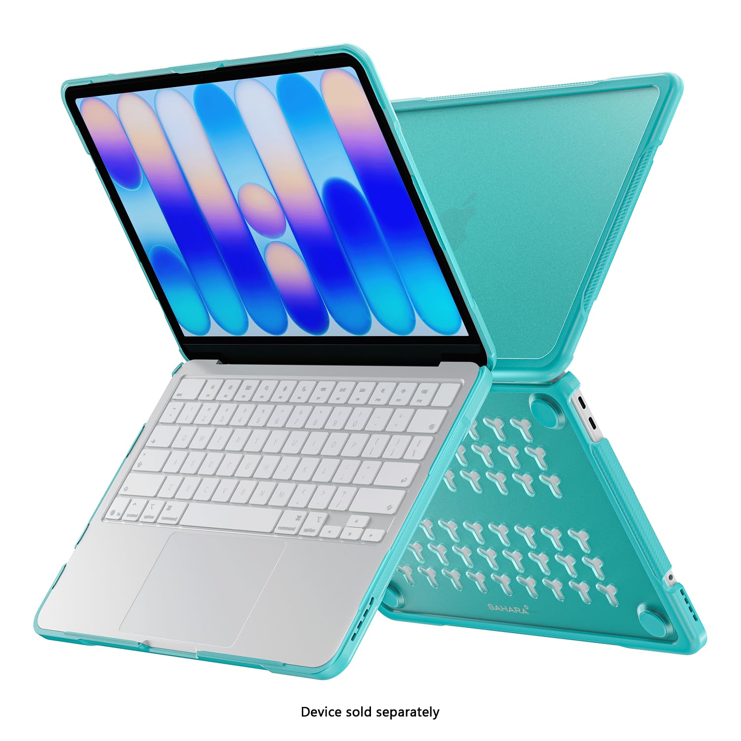 Sahara - Custodia rigida protettiva per MacBook Neo Raider, resistente, antiurto, colore: foglia di tè
