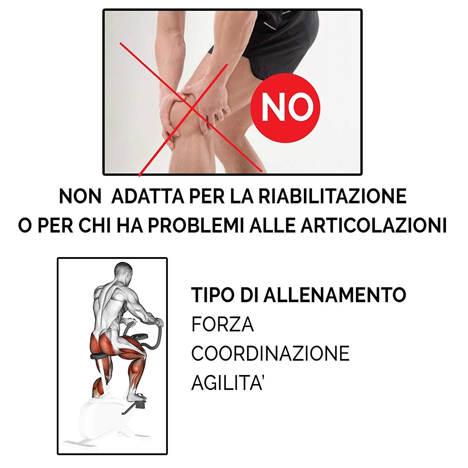 FLC201BN-R cyclette RICONDIZIONATA easy belt workout in casa cardio gym fitness trainer attrezzo sportivo allenamento corpo dimagrire cellulite muscoli gambe resistenza