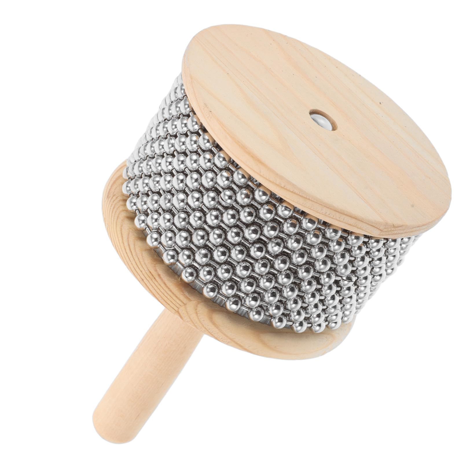 Cabasa Kbs-2a de Madera y Metal, Instrumento de Percusión Manual de 11, 3