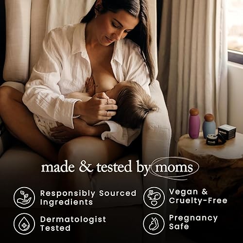 Miniatura 7 de Nemah Kit esencial de cuidado suave, incluye loción calmante para bebé, champú y lavado calmante 2 en 1 para bebés, y pezón renovador + bálsamo