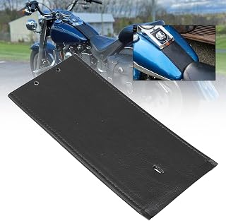 PU Leather Black Gas Tank Panel Bib For Harley Dyna FXDWG 1993-2003 Softail 2000-2017
