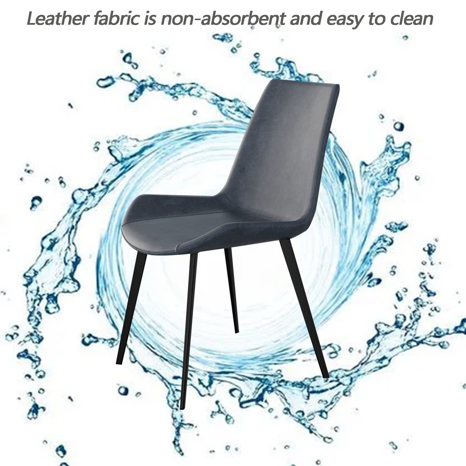 Sedia da pranzo nordico di lusso, moderna e minimalista, in pelle italiana, comoda sedia da conferenza, elegante arredamento per casa e ristorante