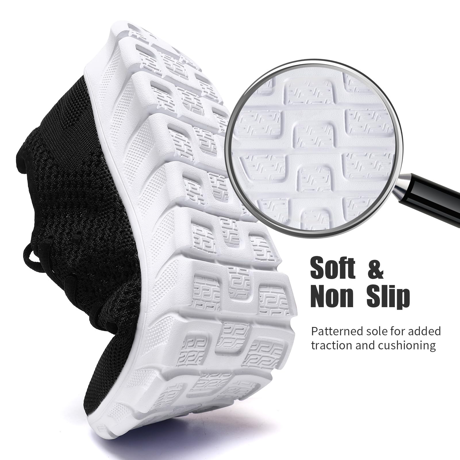 Zapatillas de correr para hombre, sin cordones, para tenis, caminar, entrenamiento, atlético, ligero, casual, zapatos deportivos