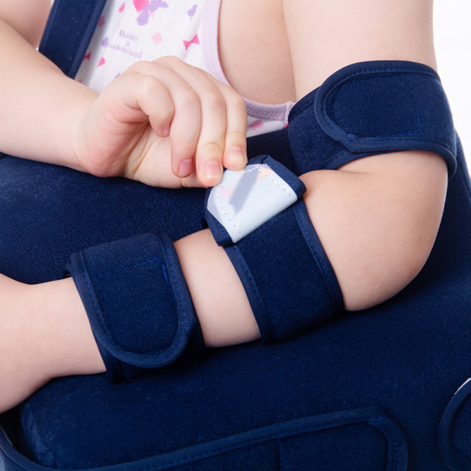 Cabestrillo para Niños, Cabestrillo Ligero con Lazo para El Pulgar Y Almohadilla para El Hombro, Soporte para Brazo para Niños para Brazo Roto, Muñeca, Codo, Lesión En El Hombro,Right