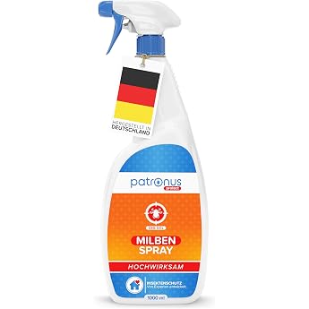 Mite Spray for Mattresses and Upholstery [1000 ml] for House Dust Allergy Sufferers