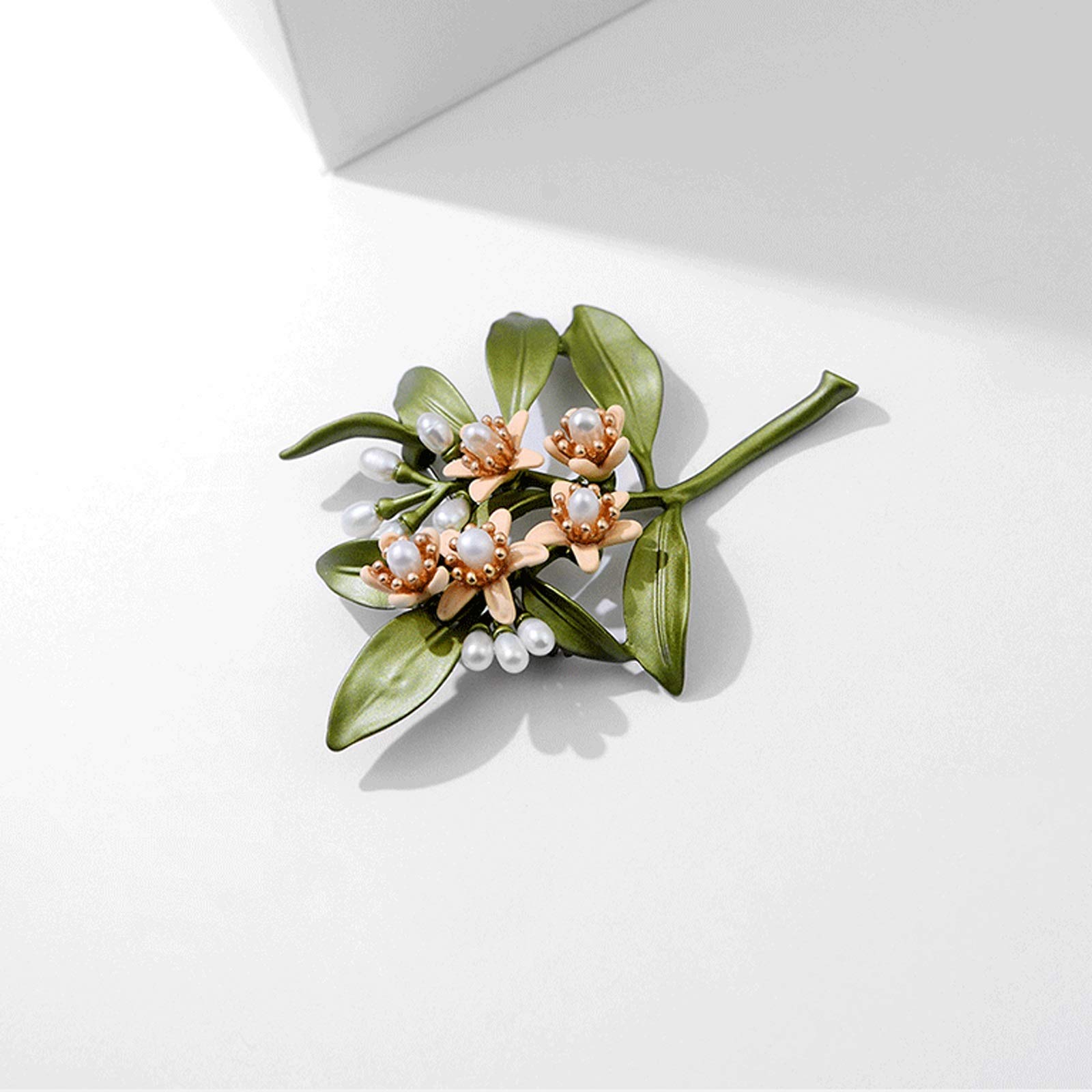 Broches para Mujer, Broche Vintage, Broche de Perlas de Agua Dulce, Broche de Temperamento para Mujer y Madre