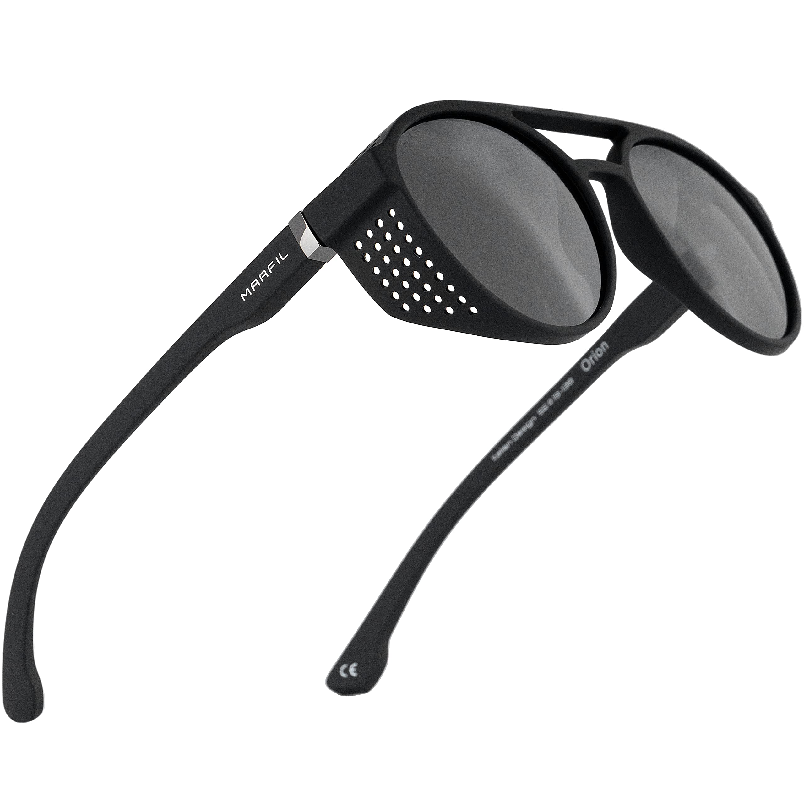 MARFIL ORION Polarized Sunglasses Uv 400 Filter, Unisex, Round Lens, Sporty Style for Men and Women