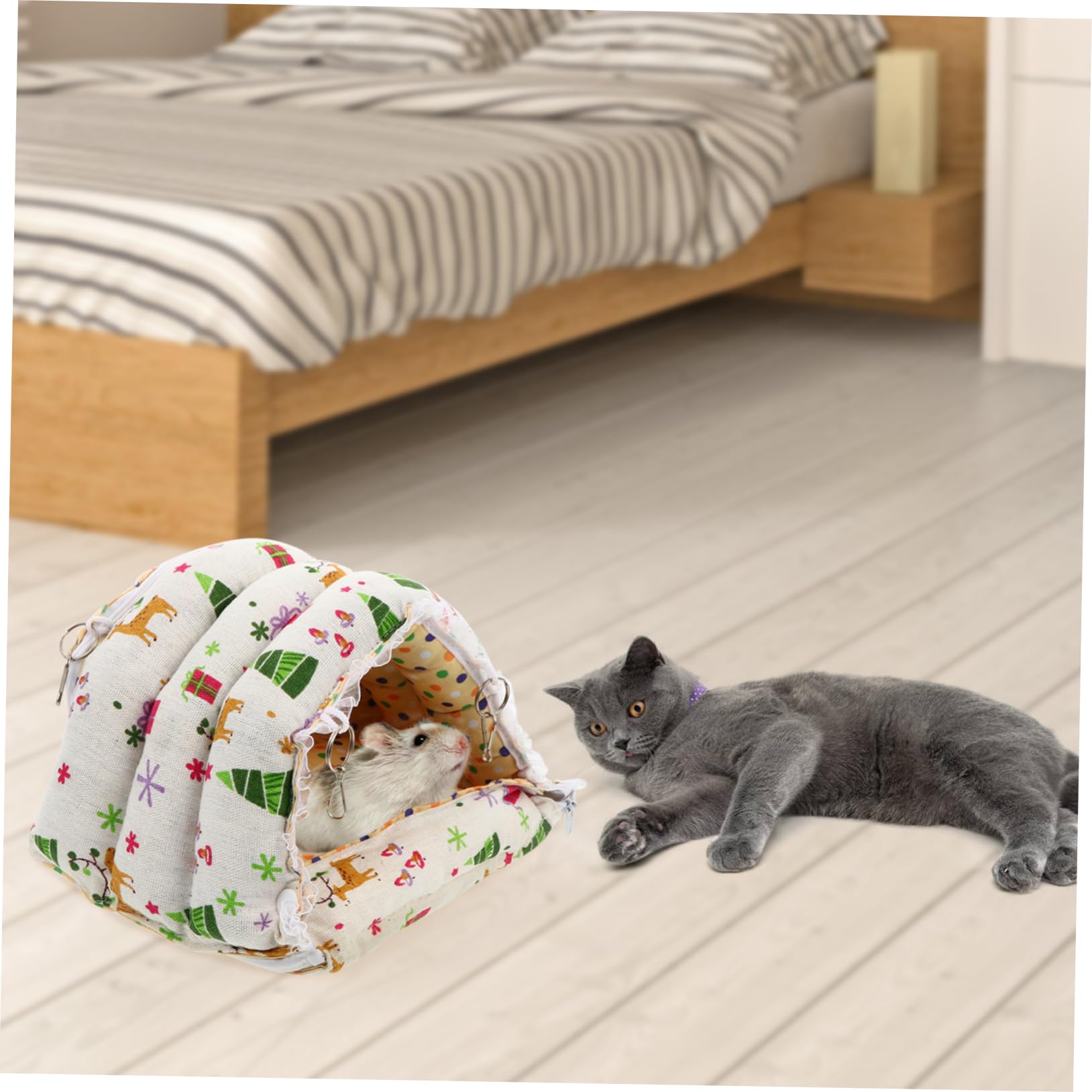 INOOMP 3stücke Kleintier Höhle Zelt Nest Für Hamster Chinchillas Mäuse Und Kaninchen Gemütlicher Rückzugsort Für Käfige Und Schützt Vor Wind Und Kälte