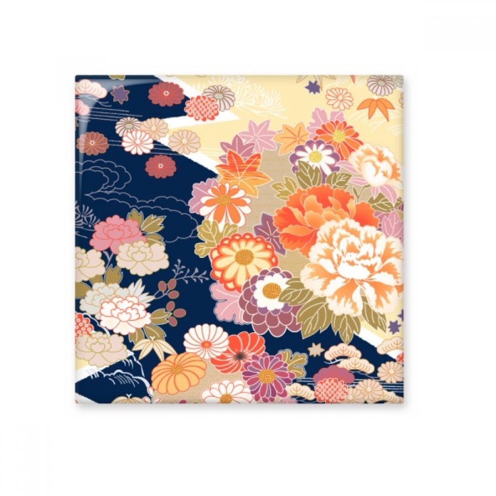 Carreaux de céramique salle de bains et cuisine motif floral pivoine érable