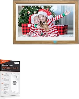 BoxWave Screen Protector Compatible With SSA WiFi Digital Picture Frame ZN-DP1501 (15.6 in) - ClearTouch Anti-Glare (2-Pack), Anti-Fingerprint Matte Film Skin