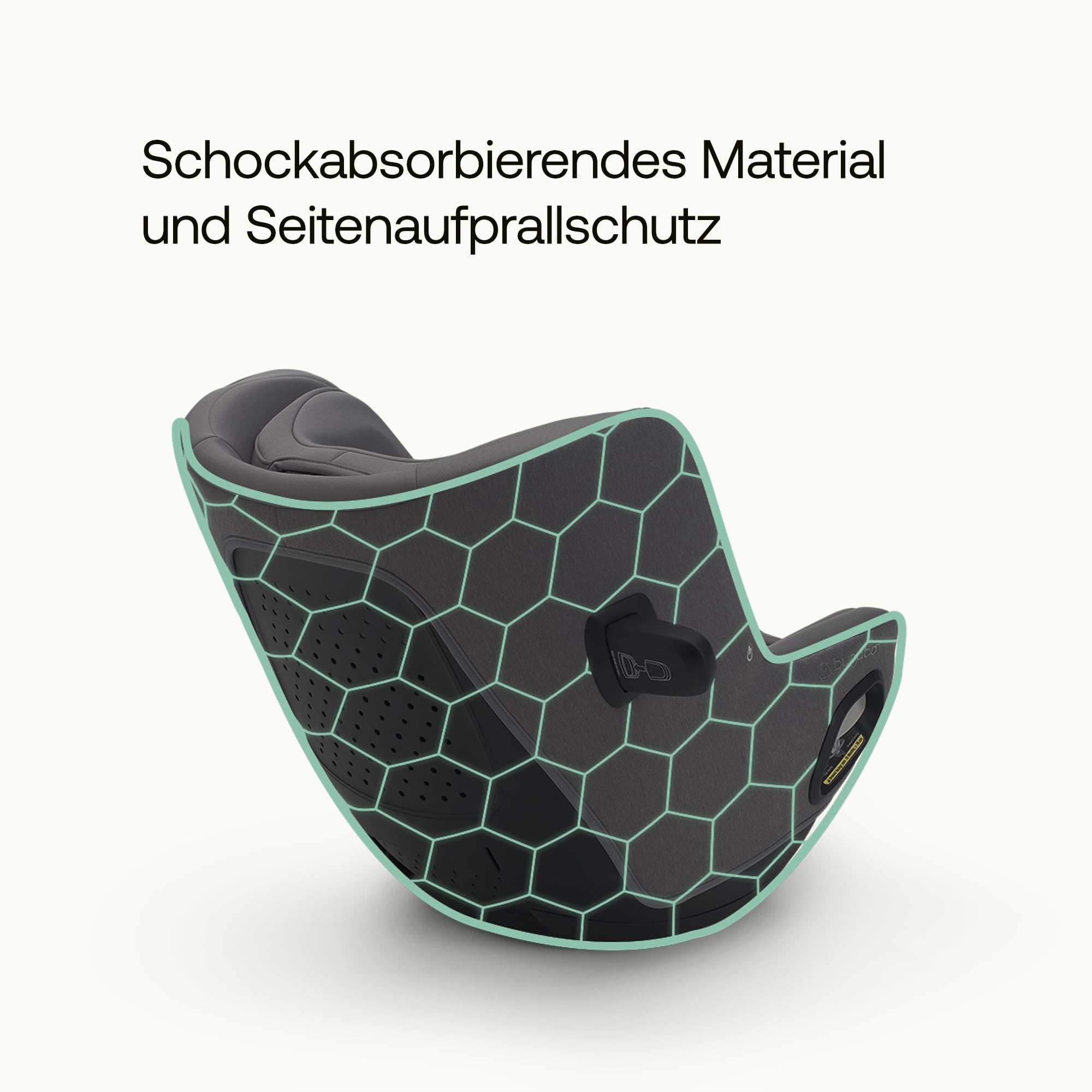 Bugaboo Owl by Nuna Isofix Kindersitz von der Geburt bis 4 Jahre, 0-18 kg | 360 Grad drehbar, Gruppe 0+/1, ultimativer Komfort und Sicherheit, verstärkte Schale und seitlicher Aufprallschutz, Black