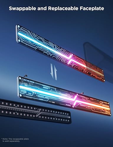 Miniatura 7 de Govee Gaming Wall Light, RGBIC Glide Wall Light, Work with Matter, Alexa and Google Assistant, DIY Customized LED Wall Lighting Effects and Shapes,