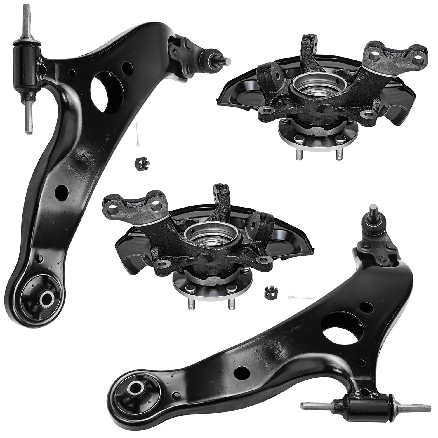 Detroit Axle - FWD Front End Control Arms Kit for 04-10 Toyota Sienna