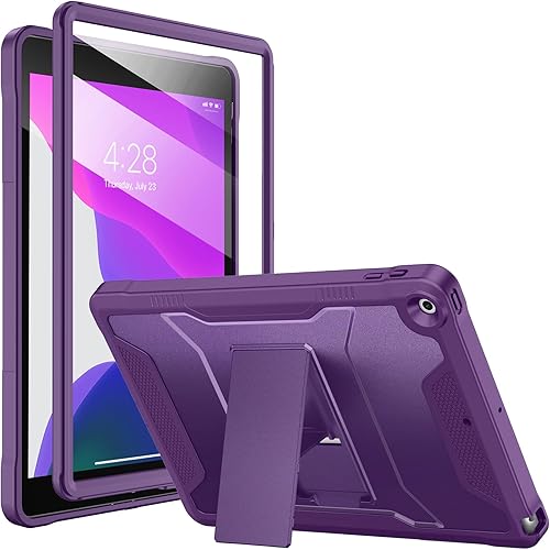 Miniatura 21 de Soke Funda para iPad de 9ª/8ª/7ª generación de 10.2 pulgadas (versión 2021/2020/2019), con protector de pantalla integrado y soporte, funda