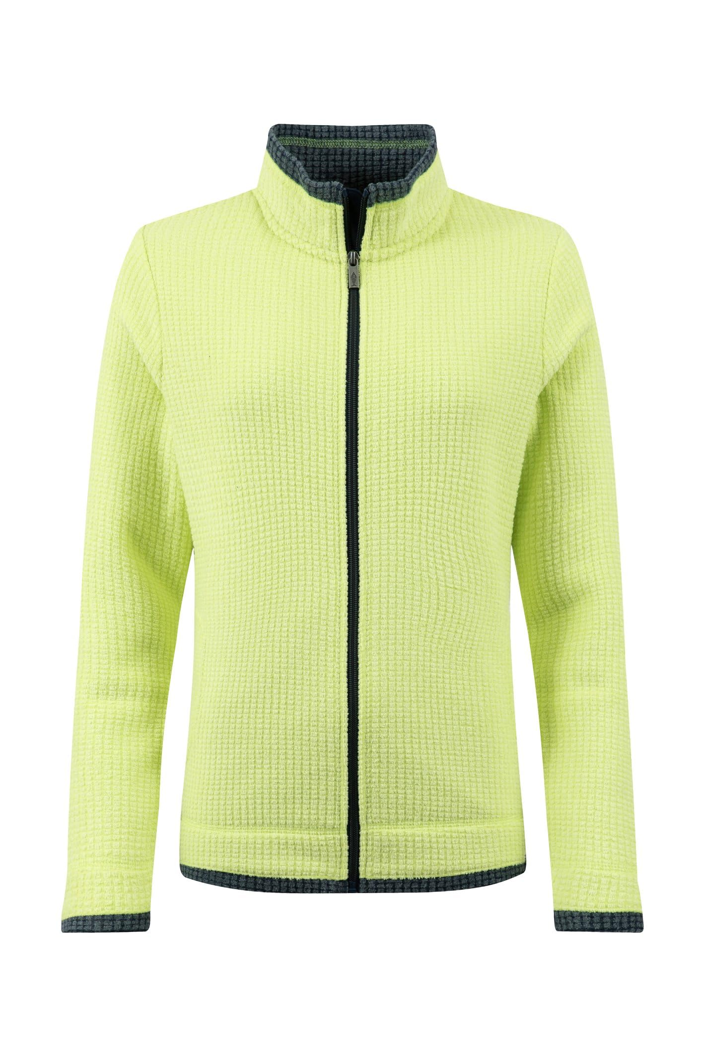 Weird Fish Women's Soft Lime Ariana Full Zip Grid Fleece Size 22. (Jumper/Sweater/Fleece)
