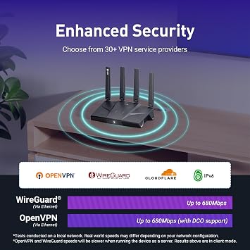 GL.iNet GL-BE9300 (Flint 3) Tri-Band WiFi 7 Router, High-Speed 6GHz Gaming WiFi Router for Wireless Internet, Long range, 5 x 2.5G VPN Routers for Computer Routers, Home Streaming & Business