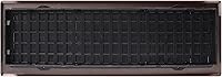 Vista 6 de Decor Grates AJH414-RB Oriental Floor Register, 4x14 Inches, Rubbed Bronze Finish bronce (Rubbed Bronze Finish)