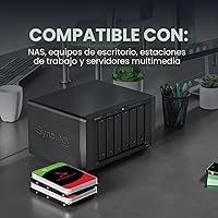 Vista 8 de Seagate IronWolf - Disco duro interno NAS HDD de 8 TB, SATA de 3.5 pulgadas, 6 Gb/s, 7200 RPM, caché de 256 MB para almacenamiento conectado a red