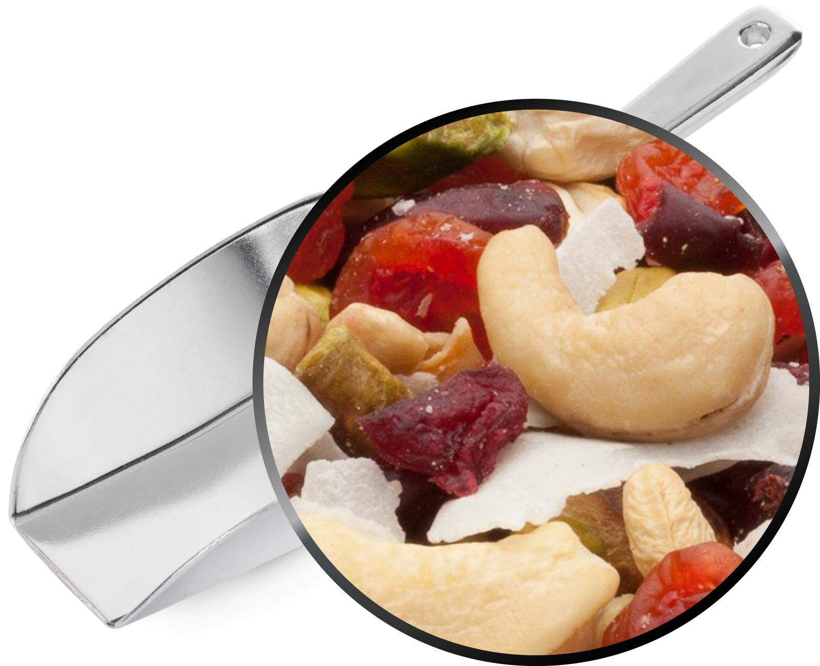 1 x 3kg Studentenfutter Tropische Premium Nussmischung mit Cashew Kirsche Cranberry Pistazie Kokos ohne salzzusatz vegetarisch vegan glutenfrei laktosefrei
