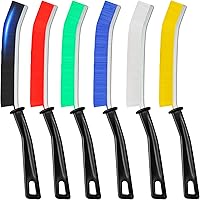 KOSPRIE 6PCS Hard Bristle Crevice Cleaning Brushes - Multifunctional for Grout, Toilet, Faucets, Kitchen Narrow Spaces