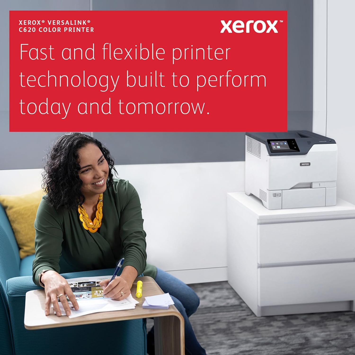 Xerox VersaLink C620DN Color Printer, Laser, Print, Letter, Energy Star Certified, UP to 52PPM