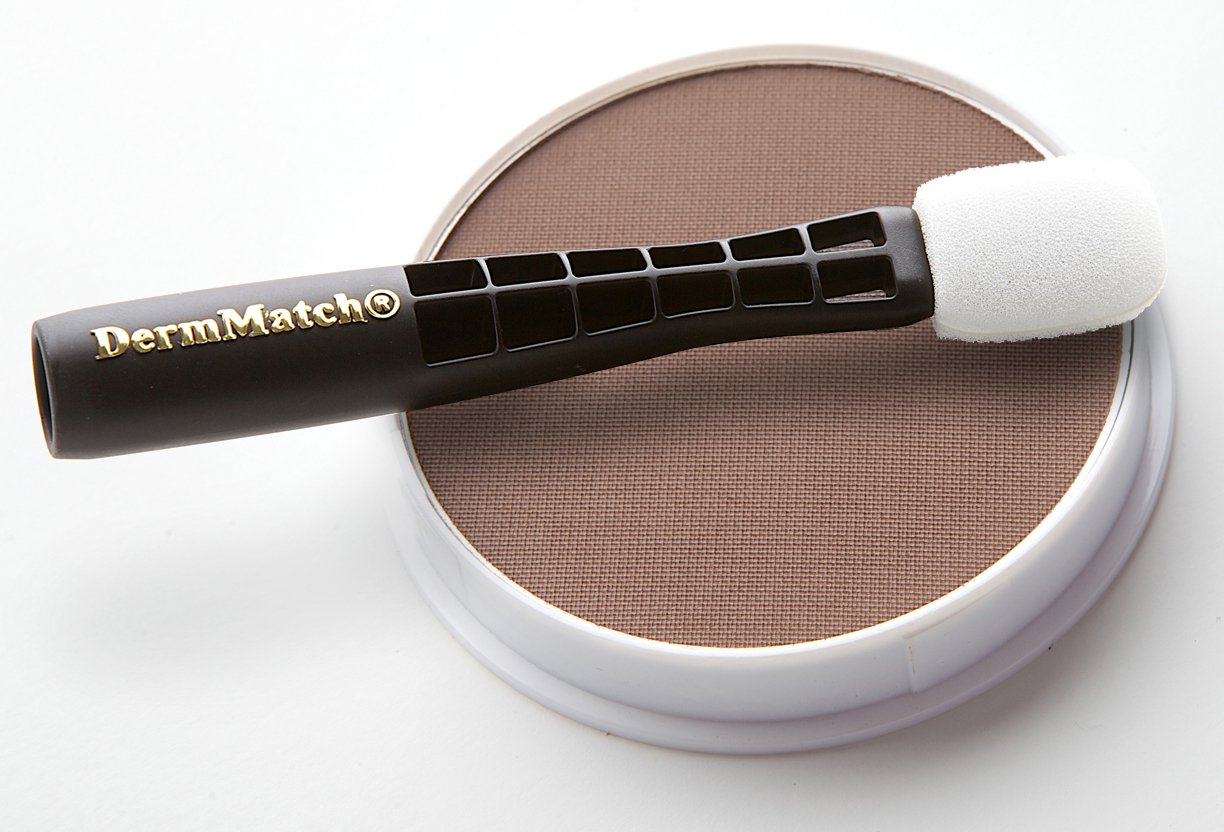 DermMatch: Thickest Looking Hair On Earth. The Better Hair Loss Concealer For Men & Women (Medium Brown)