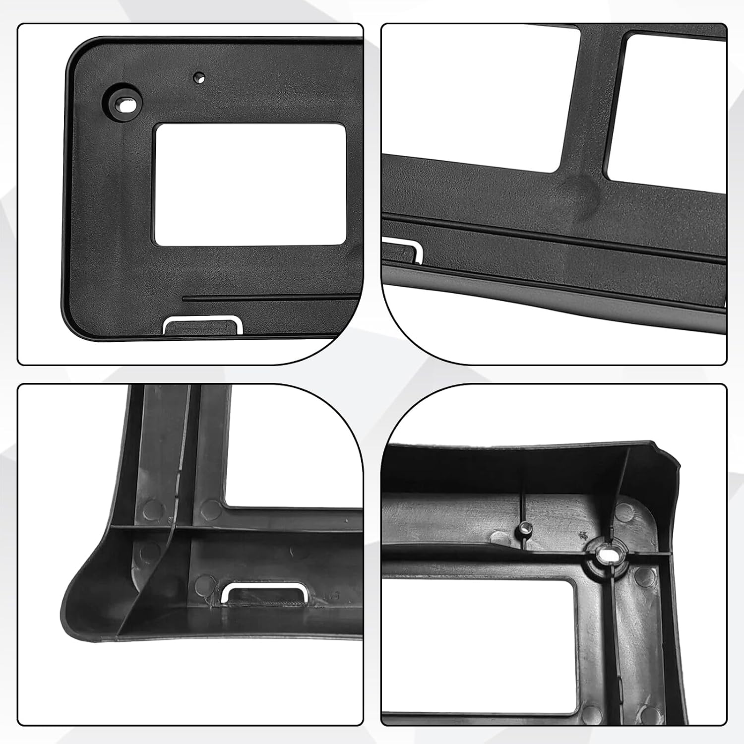 Front License Plate Frame Bracket Compatible with 2016-2023 Toyota Tacoma, Front Bumper License Plate Holder Mounting Bracket, Replacement for 7510104010, TO1068134