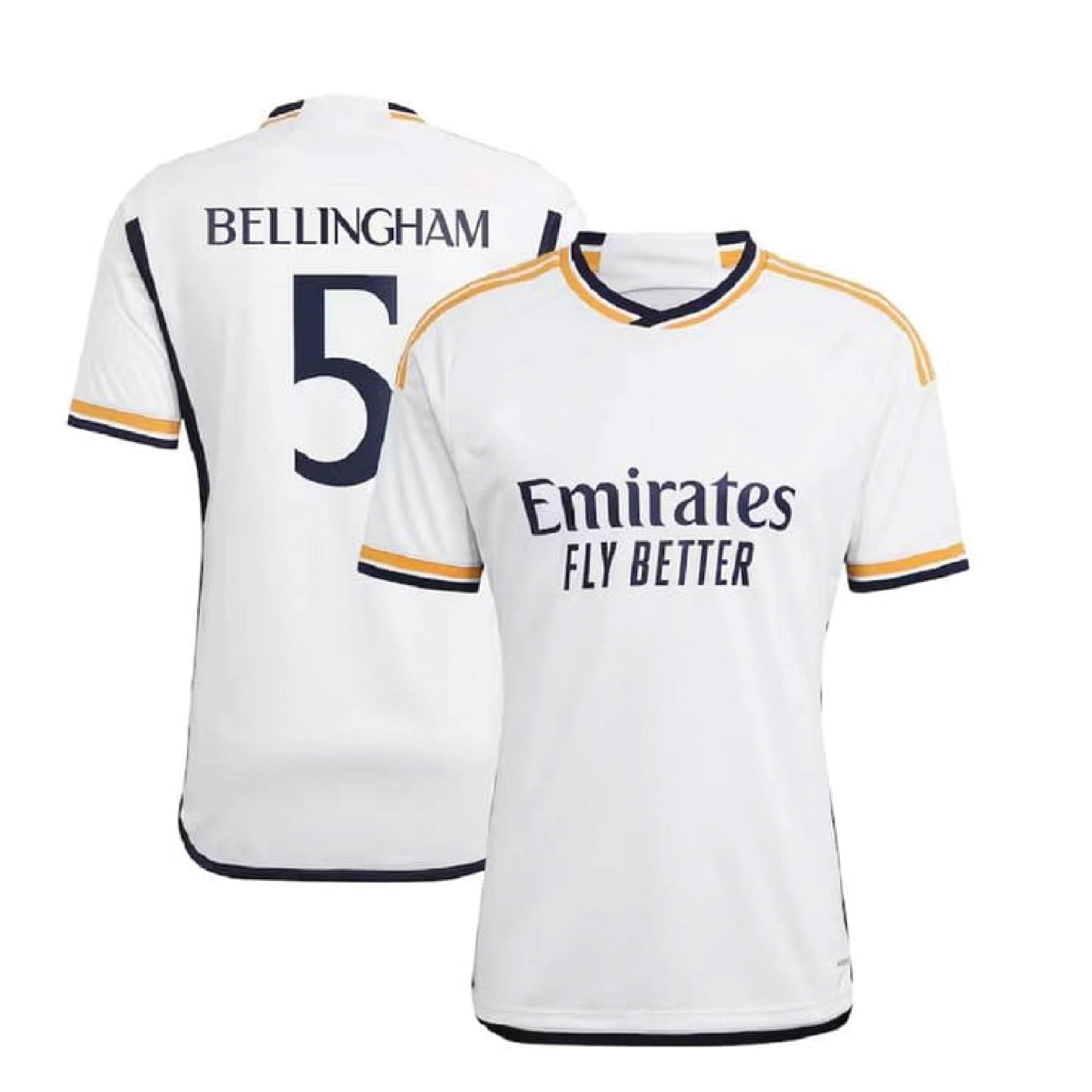 Number Jersey 5 Printed Jude Bellingham Football Jerseys Famous Club Team Men's Home Jersey-image-12