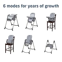 Vista 38 de Maxi-Cosi Minla - Silla alta 6 en 1 para bebés y niños pequeños, silla alta plegable portátil, tela EcoCare, 9 alturas, 5 reclinables, 4 posiciones