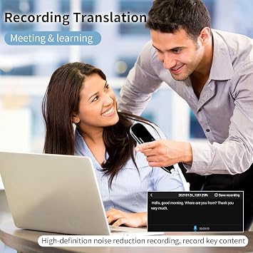Pen Scanner OCR Digital Scan Translation Pen 112 Language Scanner Translator, Text to Speech, Text Excerpt, Language Translation Device, Scanning Reader Pen Perfect for Language Learners
