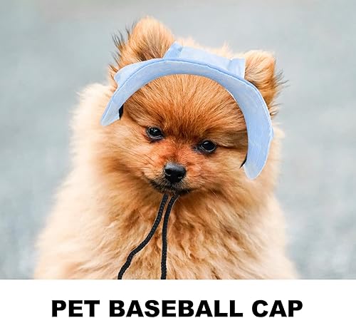Miniatura 4 de Gorra de béisbol ajustable para perro, con agujeros para las orejas, gorra de béisbol para exteriores, para cachorro, perro, sombrilla, cómodo
