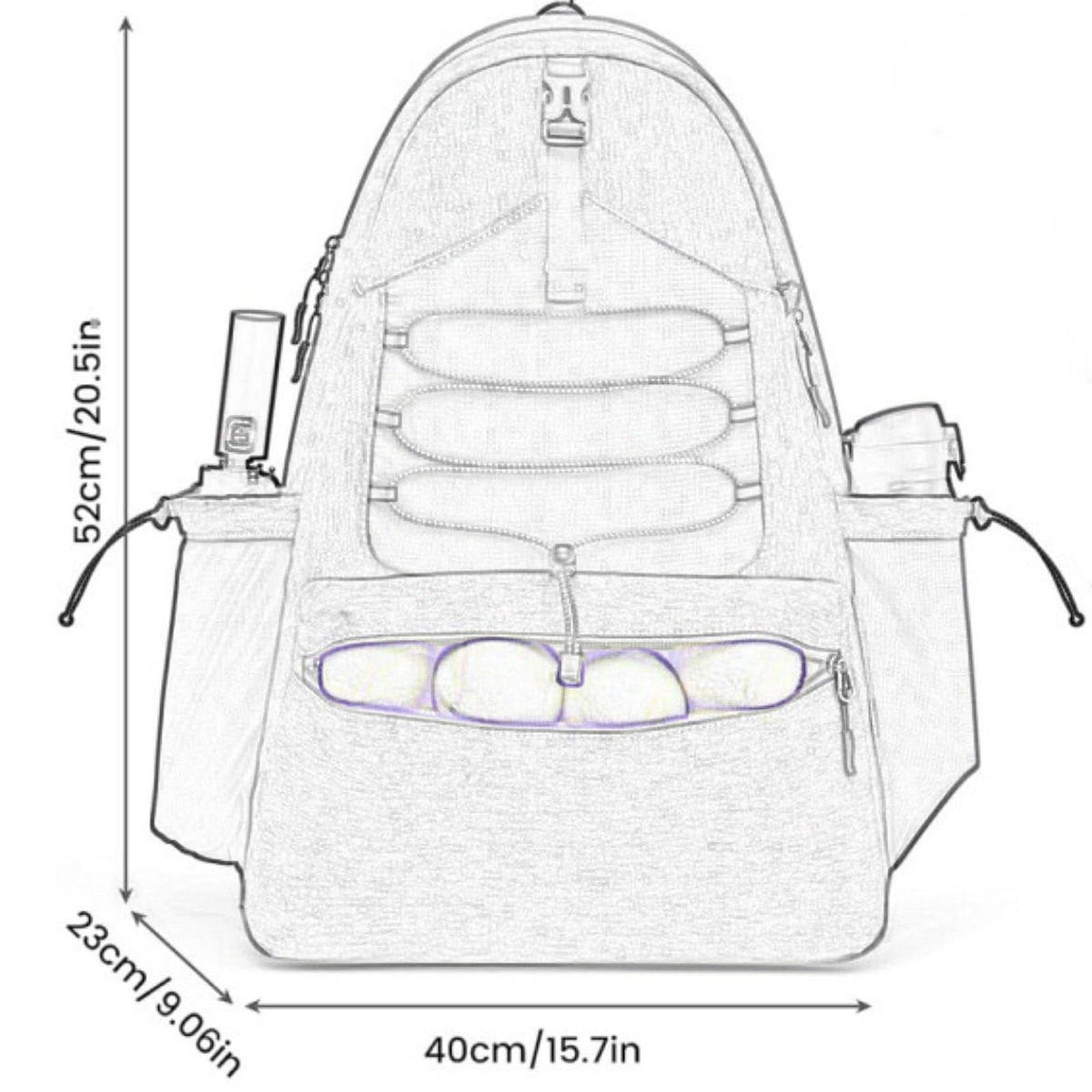 Borsa da Tennis con Cerniera per Racchette da Tennis, Racchette da Badminton, Borsa Sportiva Grande per Uomo E Donna, Borsa da Pickleball