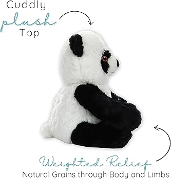Amazon.com: 1i4 Group Bamboo Panda - Microwavable & Weighted Plush