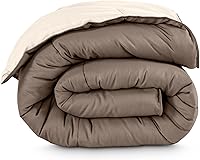 Vista 22 de Bare Home serie 1800 Edredón, un color distinto por cada lado, con relleno sintético, muy suave, calor en todas las estaciones, tamaño matrimonial