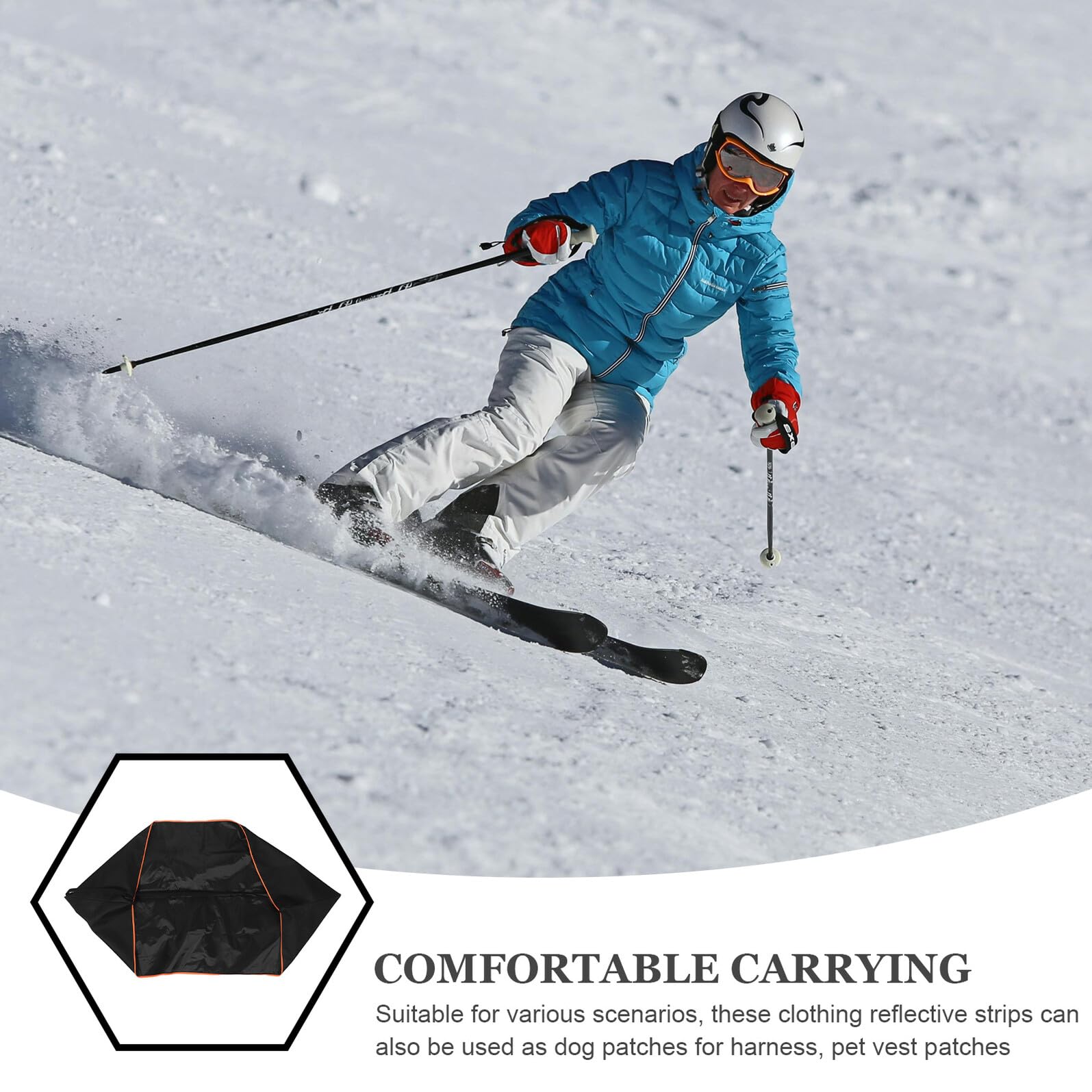 Sosoport Borsa da Snowboard per Viaggi Aerei Scomparti Separati per Scarponi, Borsa Protettiva Leggera e Pieghevole per Trasporto Attrezzatura da Sci e Snowboard, Accessori da Sport