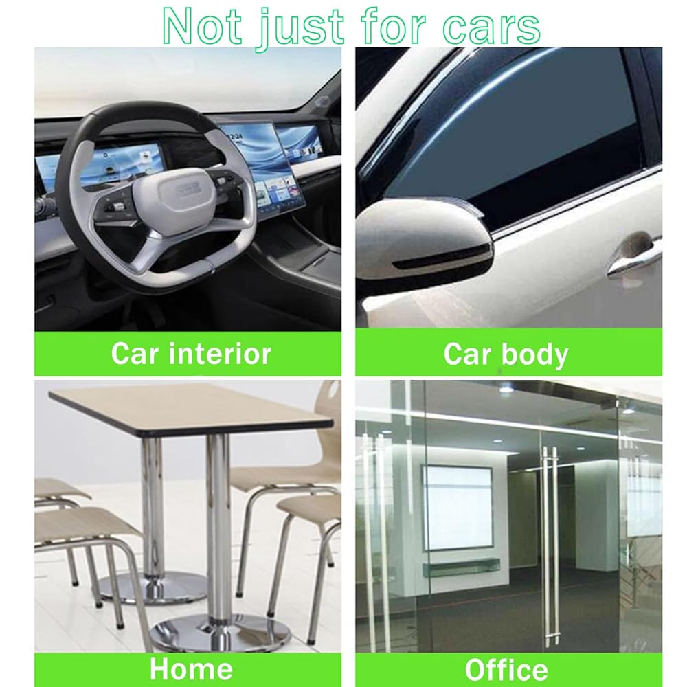 Yellow Super Absorbent Car Wash Mitt for Multi-Surface view 3